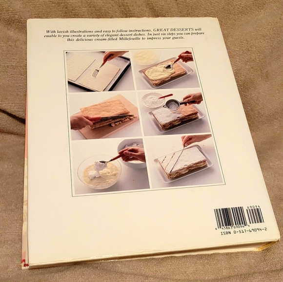 Vintage Great Desserts Cookbook - Picture 2 of 2